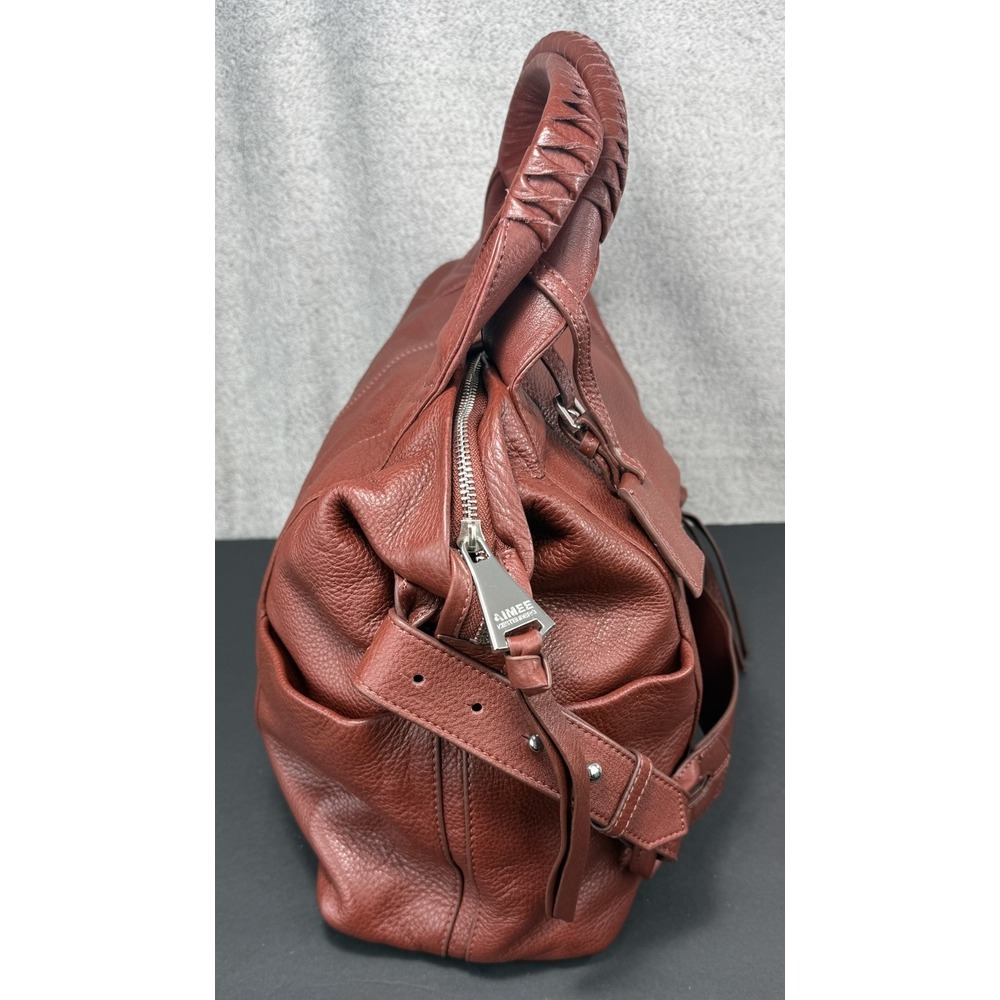 Aimee Kestenberg Suzie Large Convertible Satchel Leather Handbag Purse Bag - Picture 8 of 16